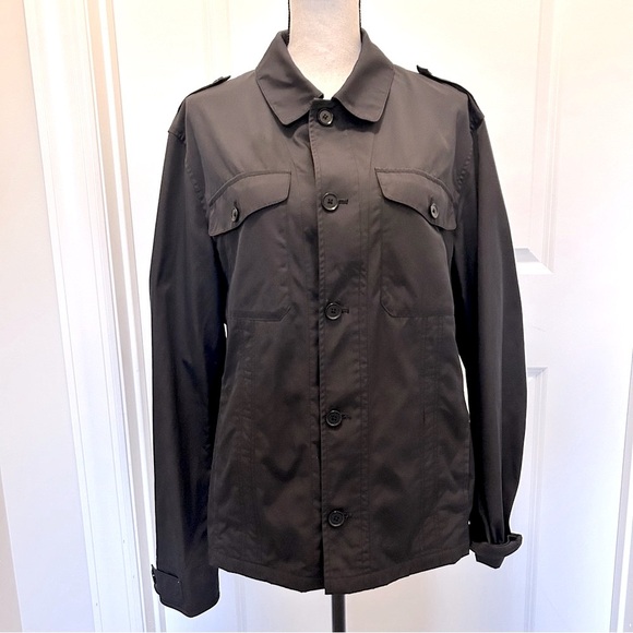 Banana Republic Lightweight Black Utility Rain Jacket | SZ L - Picture 1 of 4